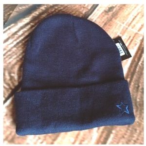 IN AWE of you Navy Blue Beanie with Star